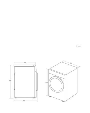 Candy Smart Pro Inverter CROE C9TBGB-80 Wifi 9Kg Condenser Tumble Dryer Black