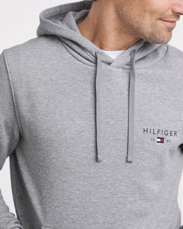 Tommy Hilfiger Small Logo Hoodie - Grey Heather