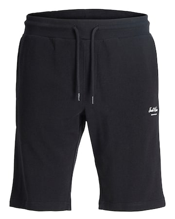 Jack & Jones Gordon Logo Sweat Short - Black