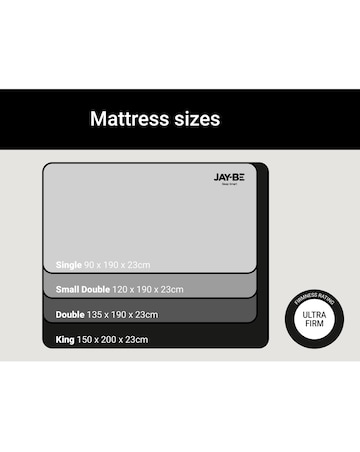 Jay-Be Flex 1200 Pocket Sprung Mattress - Ultra Firm