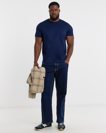 Premium 100% Mercerised T-Shirt- Navy