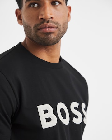 BOSS Short Sleeve Graphic Logo T-Shirt - Black