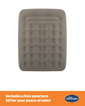 Silentnight Flocked Airbed with Electric Pump - King