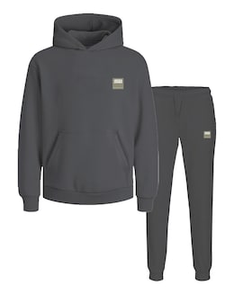 Jack & Jones Drive Patch Tracksuit - Grey