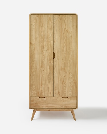 Oslo 2 Door 1 Drawer Wardrobe