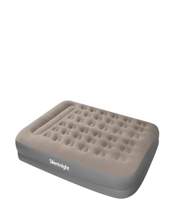 Silentnight Flocked Airbed with Electric Pump - King