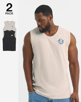 Jack &amp; Jones 2 Pack Vest - Multi