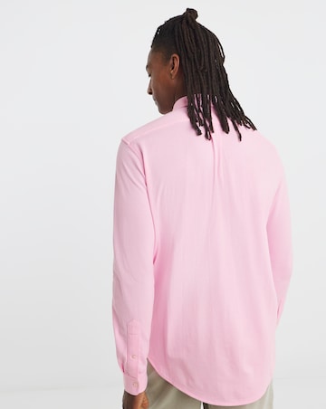 Polo Ralph Lauren Long Sleeve Stretch Mesh Shirt - Pink