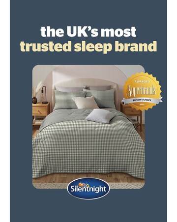 Silentnight Summer Breeze Seersucker Coverless 4.5 Tog Duvet and Pillowcase Set