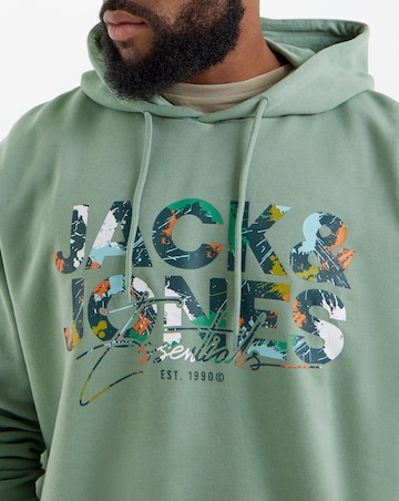 Jack & Jones Geplas Sweat Hood - Green