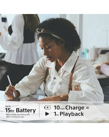 Sony WF-C700N True Wireless Noise Cancelling Earbuds - Black