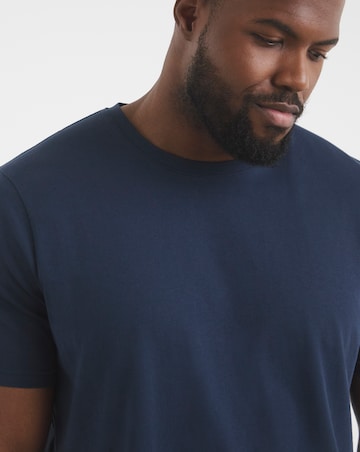 5 Pack Multi Crew Neck T-shirts Long