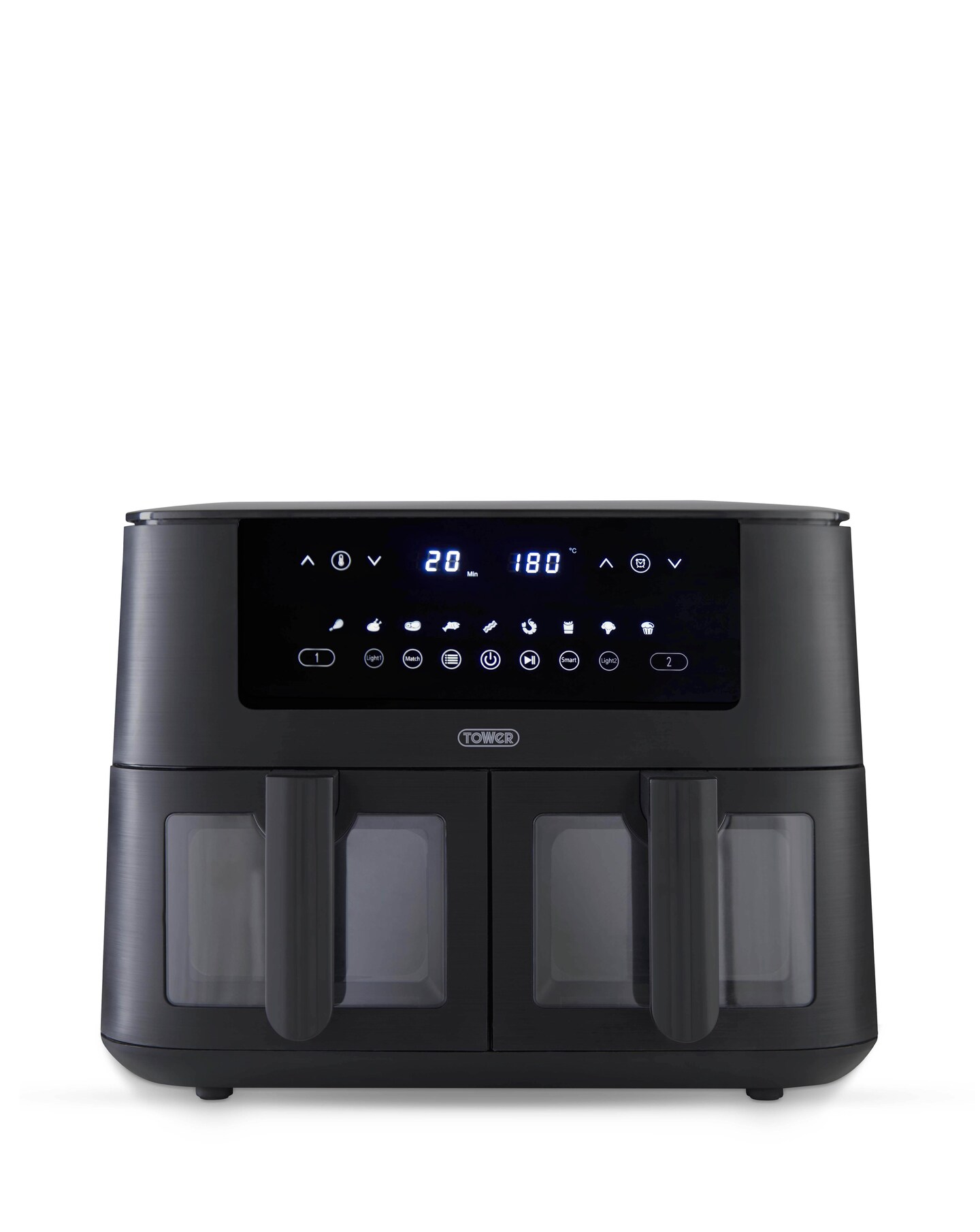 Tower T17151 Vortx Vizion Dual 8L Basket Digital Air Fryer