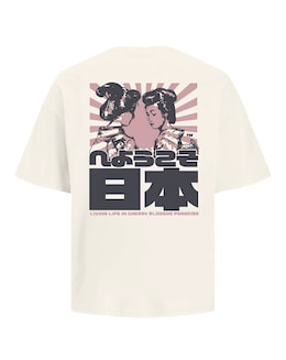 Jack &amp; Jones Cherry Back Graphic T-Shirt - White