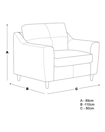 Baxter Fabric Snuggler Chair