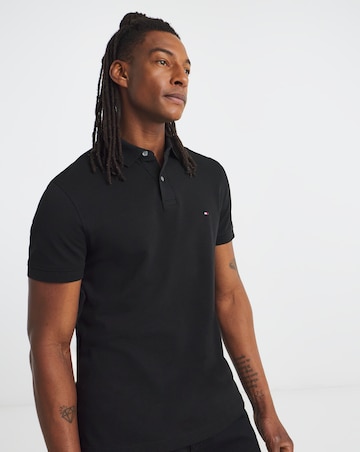 Tommy Hilfiger Short Sleeve 1985 Regular Fit Polo - Black