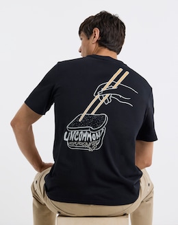 Napapijri Yukis Back Graphic T-Shirt - Black