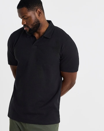 Jack & Jones Devin Daytona Resort Polo - Black