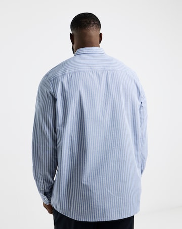 Long Sleeve Poplin Stripe Shirt Long