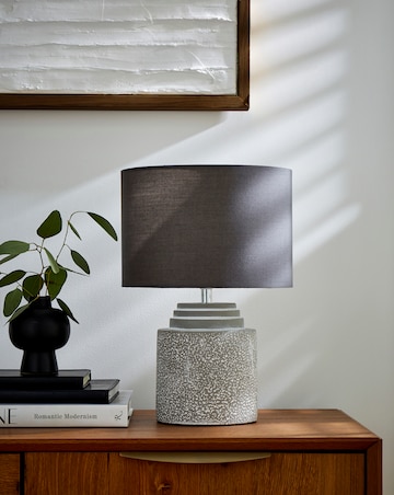 Cement Base Table Lamp