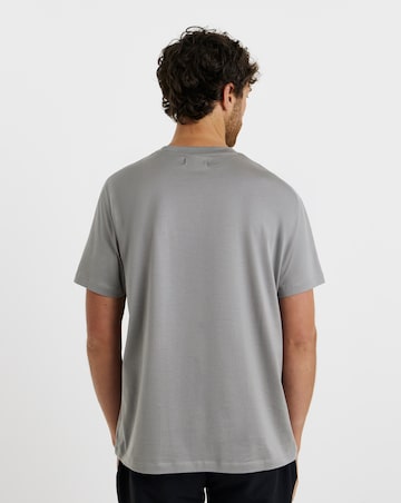 Folio Mercerised Supima Cotton T-Shirt-Grey