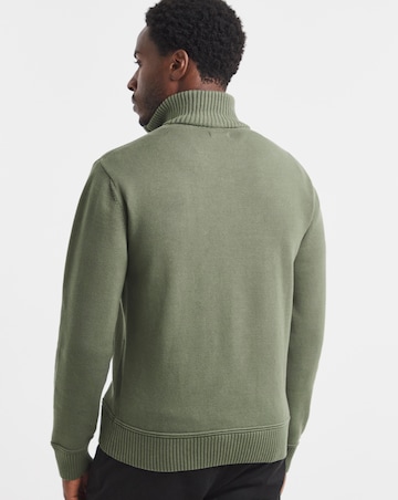 Napapijri Berti Full Zip Sweatshirt - Green