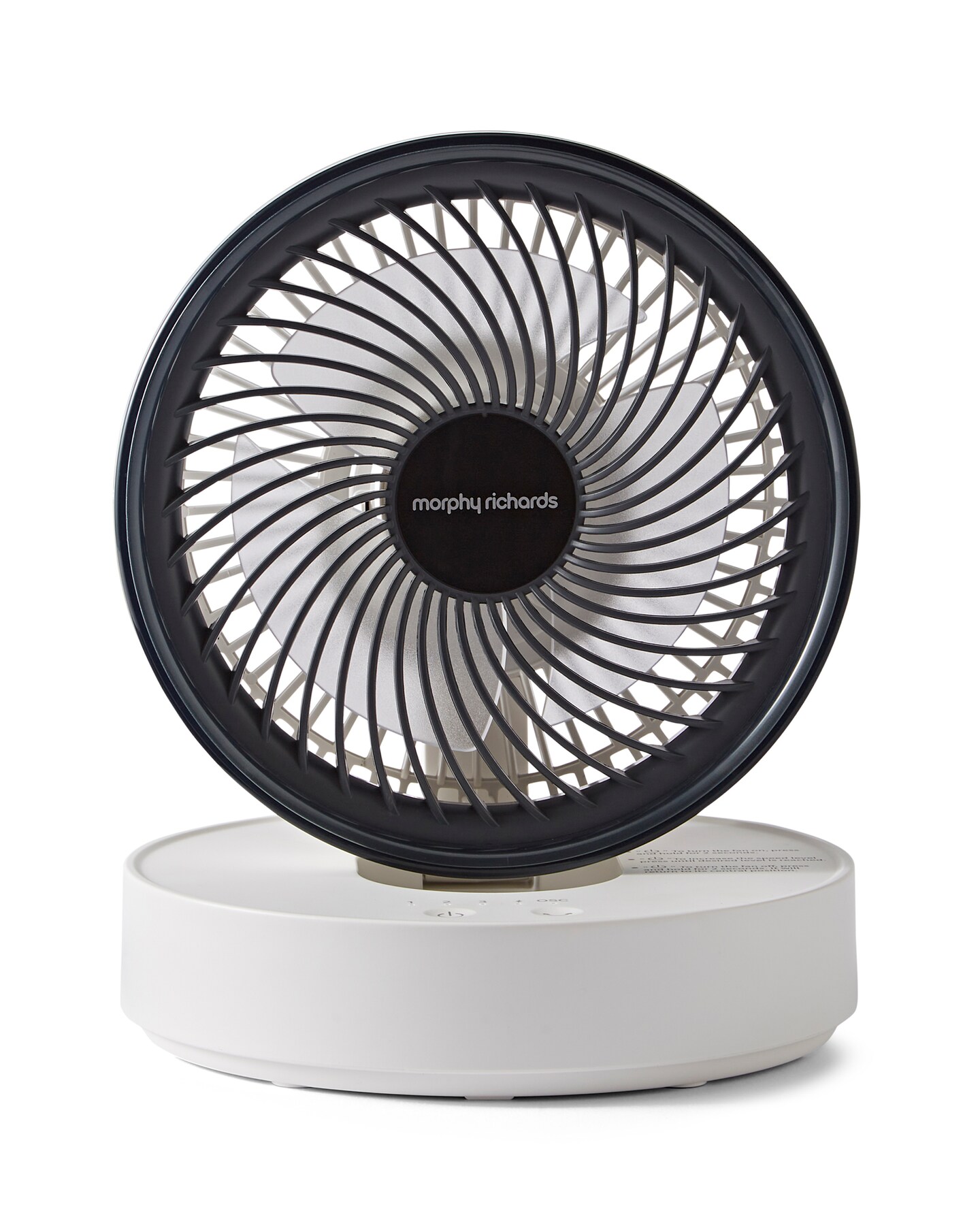 Morphy Richards Air Flex 6in Portable Oscillating USB Fan White/Grey