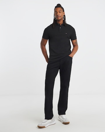 Tommy Hilfiger Short Sleeve 1985 Regular Fit Polo - Black