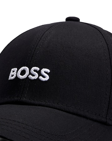 Boss Cotton Twill Logo Cap in Black