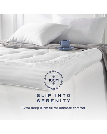 Snuggledown Luxurious Hotel Extra Deep 10cm Mattress Topper