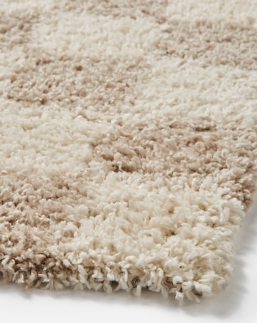 Nomad Shaggy Chequerboard Cosy Rug