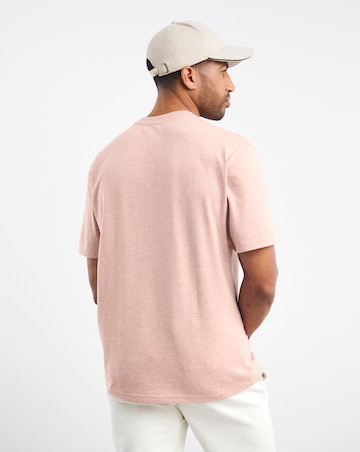 Textured Marl Relaxed Fit Pocket T-Shirt