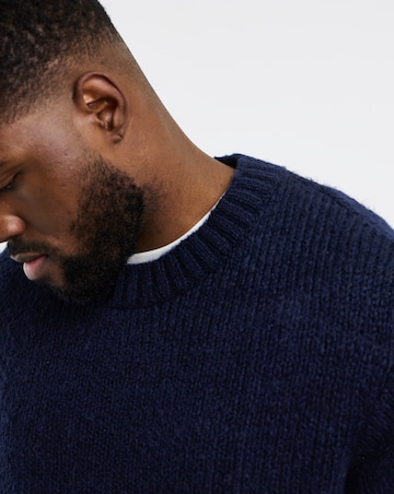 Jack & Jones Carter Knit Jumper - Navy