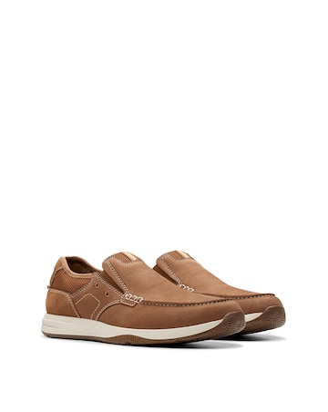 Clarks Sailview Step Shoes - Tan