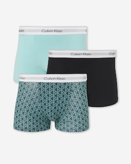 Calvin Klein 3 Pack Icon Cotton Stretch Relaxed Fit Trunk - Print Multi