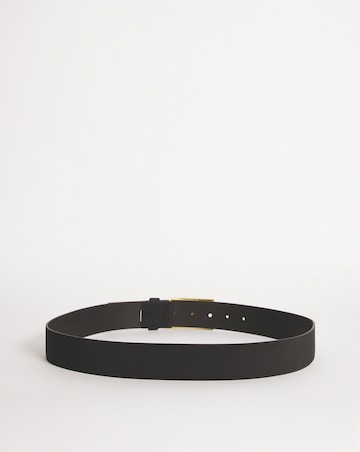 BOSS Leather Casual Plaque Belt