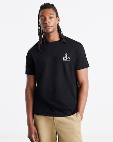 Polo Ralph Lauren Short Sleeve Chest Logo T-Shirt - Black