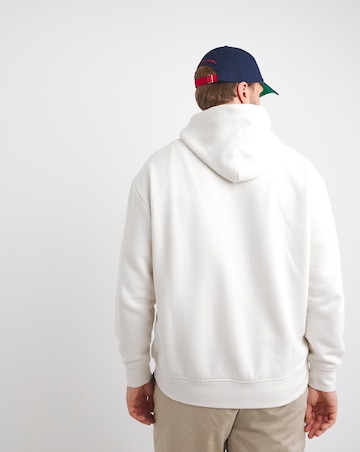 Polo Ralph Lauren Cream Arch Varsity Logo Hoodie