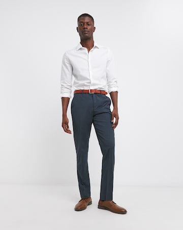 Navy Hank Regular Fit Tonic Suit Trousers