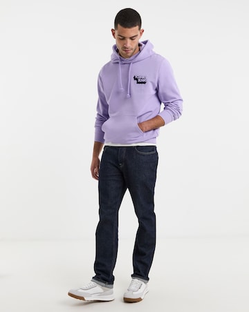 Tommy Jeans Stack Back Logo Hoodie - Purple
