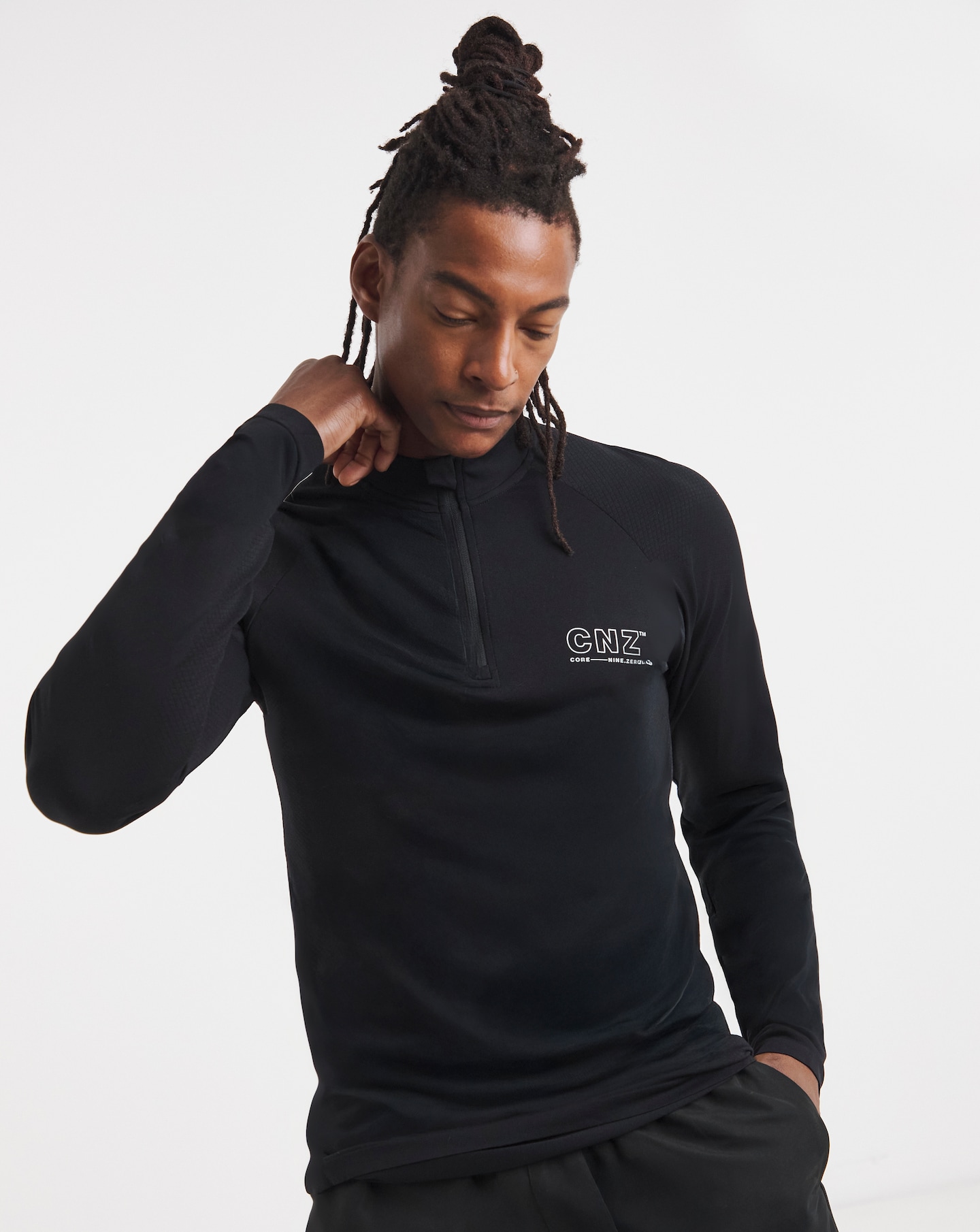 Jack & Jones Sport CNZ High Neck Sweatshirt | Jacamo