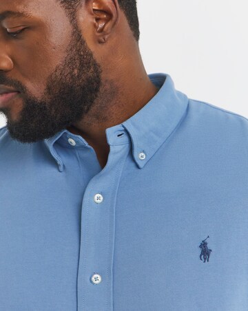 Polo Ralph Lauren Long Sleeve Stretch Jersey Shirt - Blue