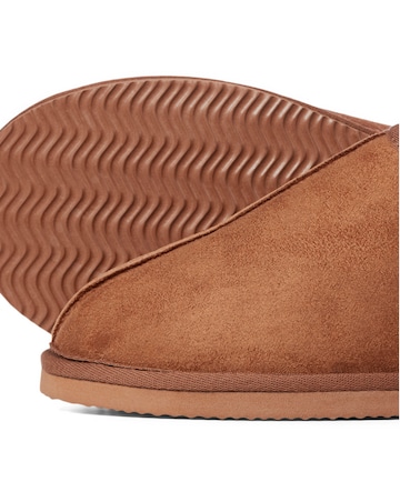 Jack & Jones Dudely Microfibre Slipper - Tan