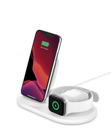 Belkin BoostCharge 3-in-1 Wireless Charger for Apple Devices - White