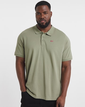 Levi's Short Sleeve Housemark Pique Polo - Green