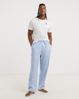 Polo Ralph Lauren Short Sleeve Bear Pyjama Set - Blue