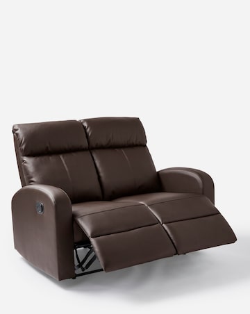 Ramsey Faux Leather Recliner 2 Seater Sofa