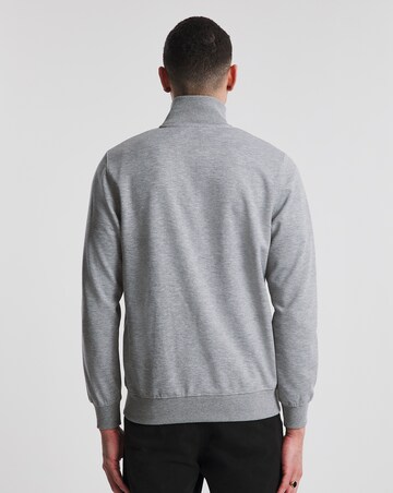 Colour Block Zip Funnel Sweatshirt Regular
