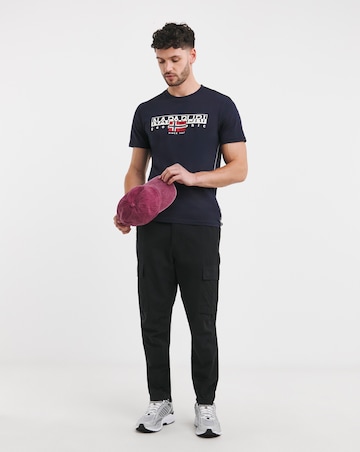Napapijri Aylmer Logo T-Shirt - Navy
