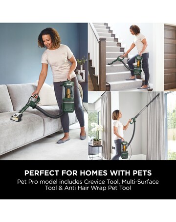 Shark Anti Hair Wrap Upright Vacuum Cleaner with Lift-Away Pet Model NZ691UKT